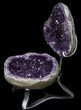 Amazing Amethyst Geode Display On Stand - Spectacular #50981-2